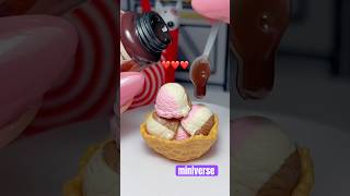 Let’s make Ice Cream 🎯 officialminiverse Make It Mini ​⁠miniverse miniature shorts [upl. by Ardni]