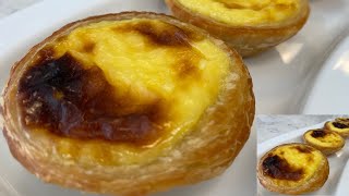 Pastéis De Nata  Portuguese Custard Tarts [upl. by Aitel]