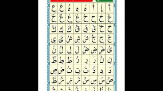 Al Noorania lesson 4 Qaidah Al Nourania [upl. by Nnyw]