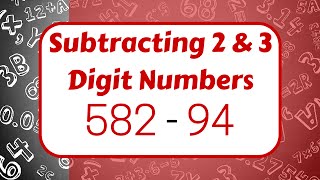 Subtracting 2 and 3 Digit Numbers [upl. by Argela]