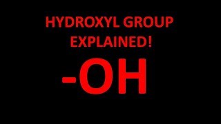 Hydroxyl functional group explained [upl. by Gamaliel]