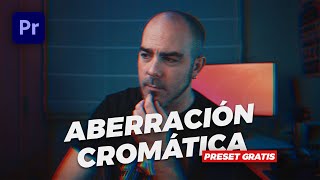 👌 CÓMO crear ABERRACIÓN CROMÁTICA Premiere  🎁 PRESET GRATIS 12 [upl. by Aiza]