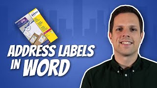 How to print mailing labels in Word [upl. by Edya]