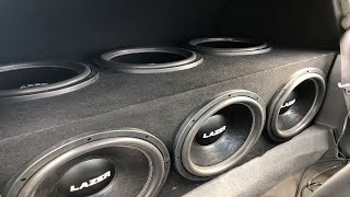 SEALED SUBWOOFER BOX WITH 6 15S [upl. by Estey]