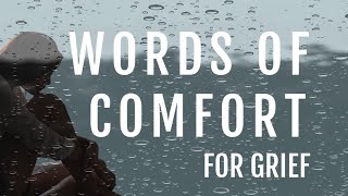 “Words Of Comfort For Grief” Jonathan McKnight [upl. by Alekal]