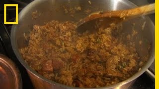 John Besh New Orleans Best Jambalaya  National Geographic [upl. by Theall]