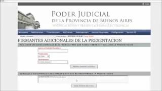 Como hacer que dos letrados suscriban una misma presentación electrónica [upl. by Jonis]