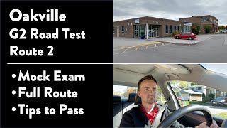 Oakville G2 Road Test Route 2 out of 2  Full Route amp Tips on How to Pass Your Driving Test [upl. by Haidabo]