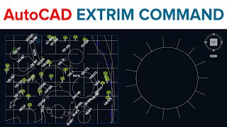 AutoCAD EXTRIM COMMAND CONCEPT AND APPLICATION [upl. by Mani]