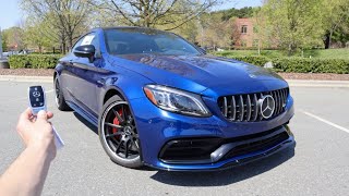 2021 Mercedes Benz AMG C63 S Coupe Start Up Exhaust Test Drive and Review [upl. by Petigny]