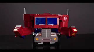 TRANSFORMERS AutoConverting Optimus Prime Built by Robosen [upl. by Ahsoet]