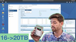 Expand Drive Pool on Synology NAS By Adding Additional Drive  4K TUTORIAL [upl. by Tesil]