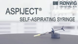 ASPIJECT selfaspirating dental cartridge syringe [upl. by Erinn]