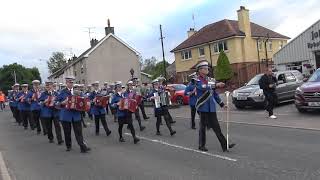 Ballinamallard Accordion Band  Their Own Parade 2021 [upl. by Gow]