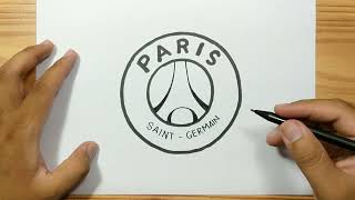 How to draw PSG LOGO [upl. by Parks]