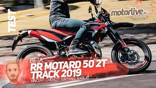 BETA RR MOTARD 50 2T TRACK  TEST MOTORLIVE [upl. by Hilaria534]