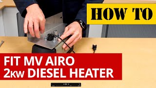 VW T5  T6 Van Heater Installation  How to guide for camper van [upl. by Kappel]