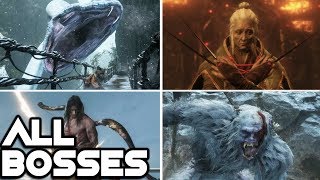 Sekiro Shadows Die Twice  All Bosses [upl. by Niarb]