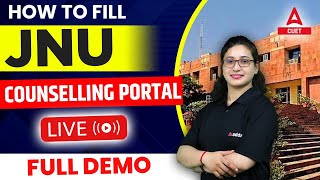 How to Fill JNU Application Form 2022  JNU Admission Portal 2022 Counselling  CUET Adda247 [upl. by Aloeda]