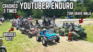 2021 BACKYARD 500 10Way YouTuber Enduro Race [upl. by Anohs]